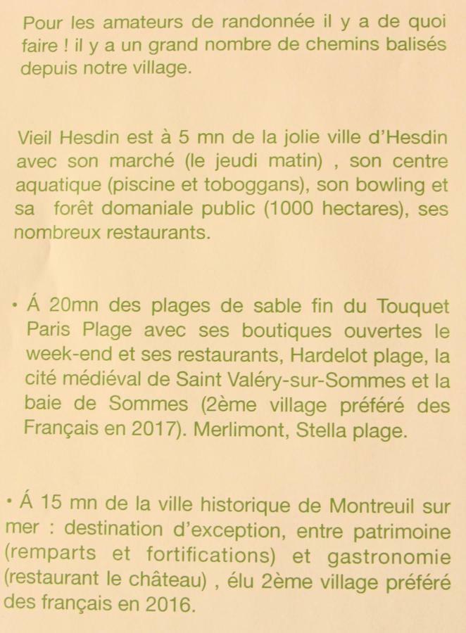 Gite Du Vieux Saule 1 Gite Avec Spa Privatif Pour 2 Personnes 1 Suite Familiale Sans Spa Vieil-Hesdin Bagian luar foto